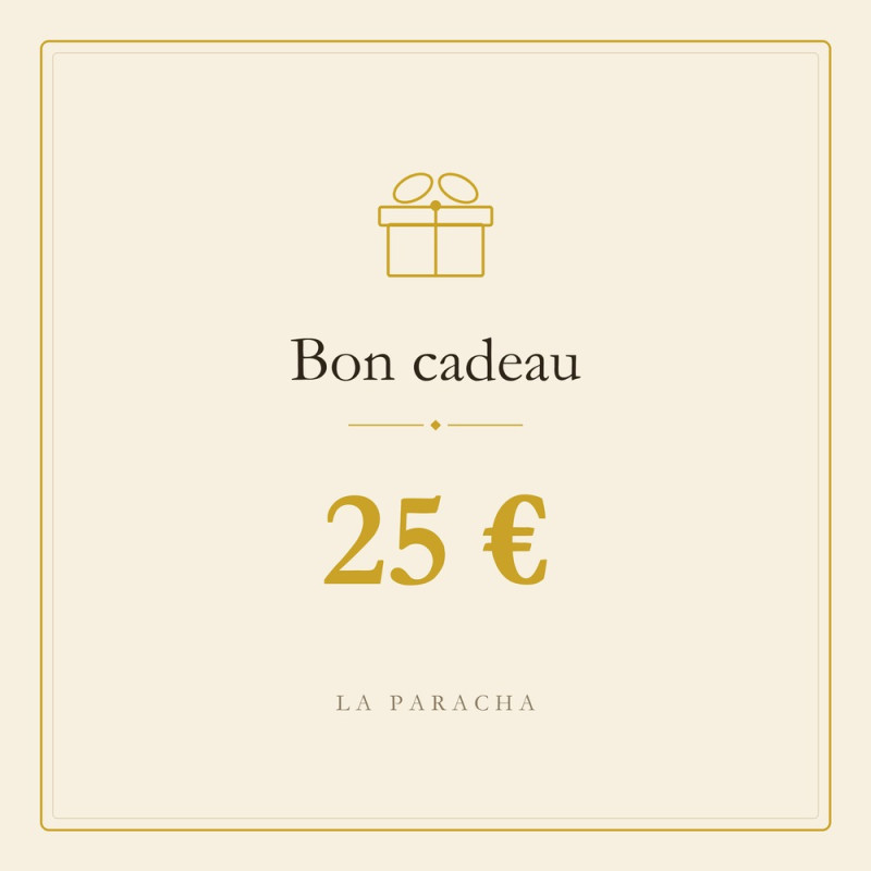 Bon cadeau 25 €