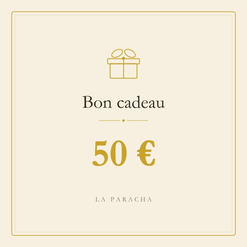 Bon cadeau 50 €