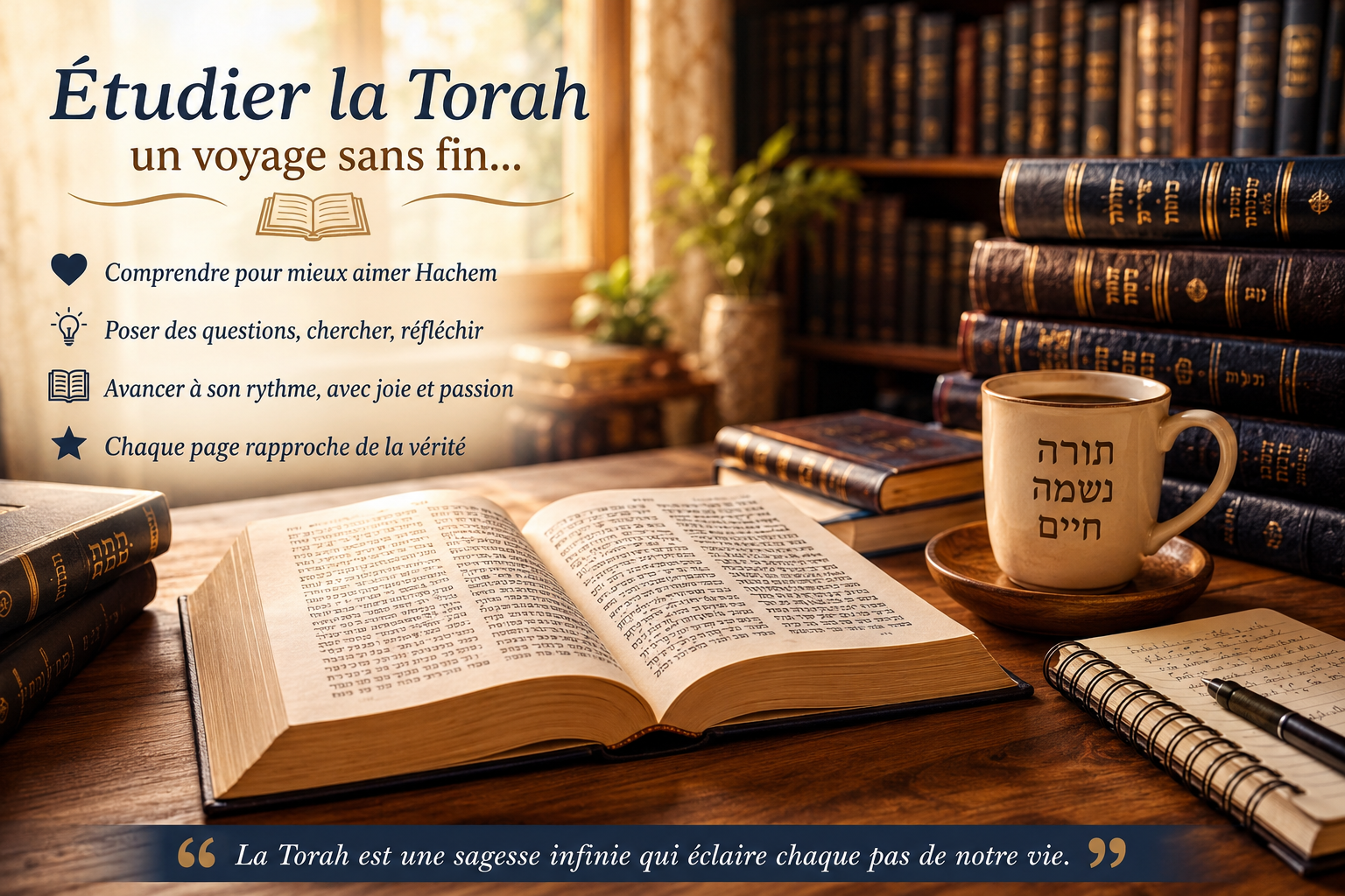 Par quoi commencer quand on veut étudier la Torah ? 📖✨