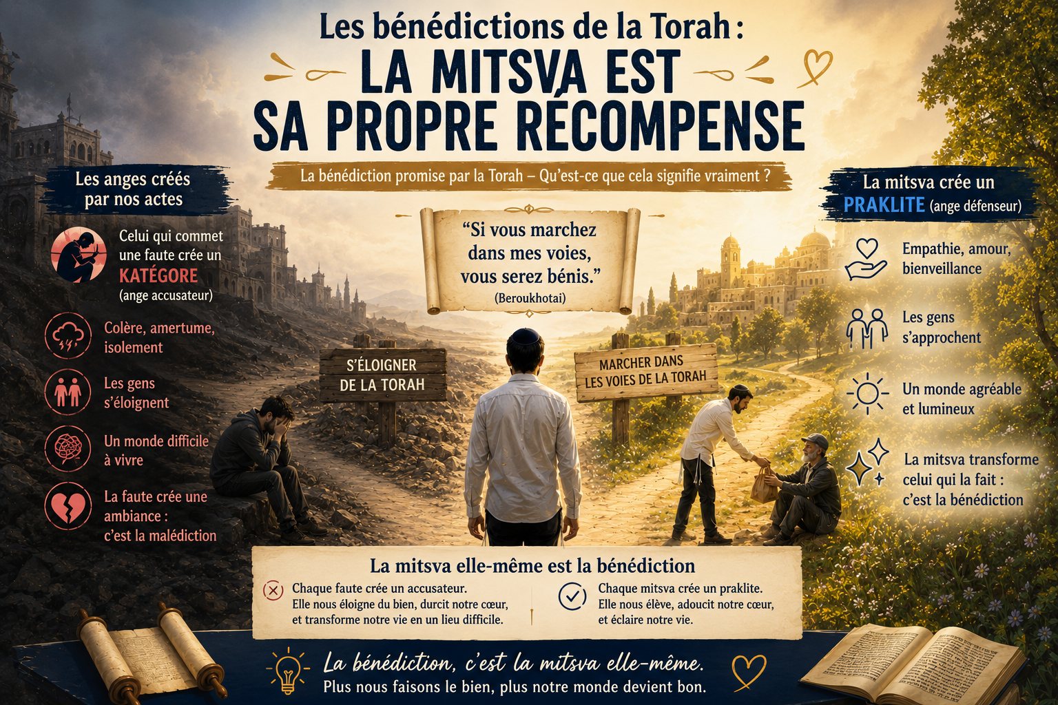 Les bénédictions de la Torah: la mitsva est sa propre récompense