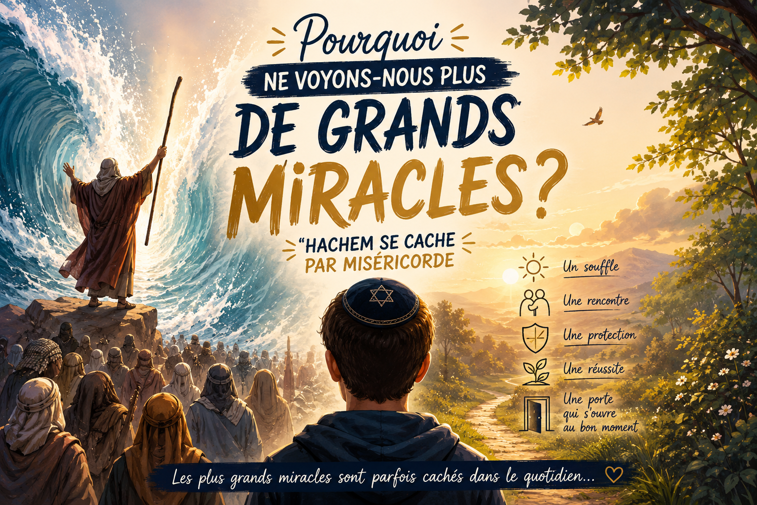 Pourquoi ne voyons-nous plus de grands miracles ?